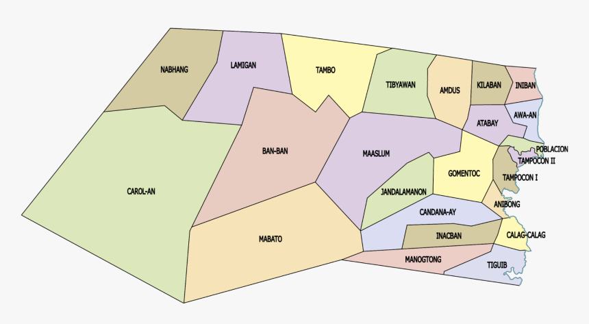 Ph Ayungon Negros Oriental - Ayungon Map, HD Png Download, Free Download