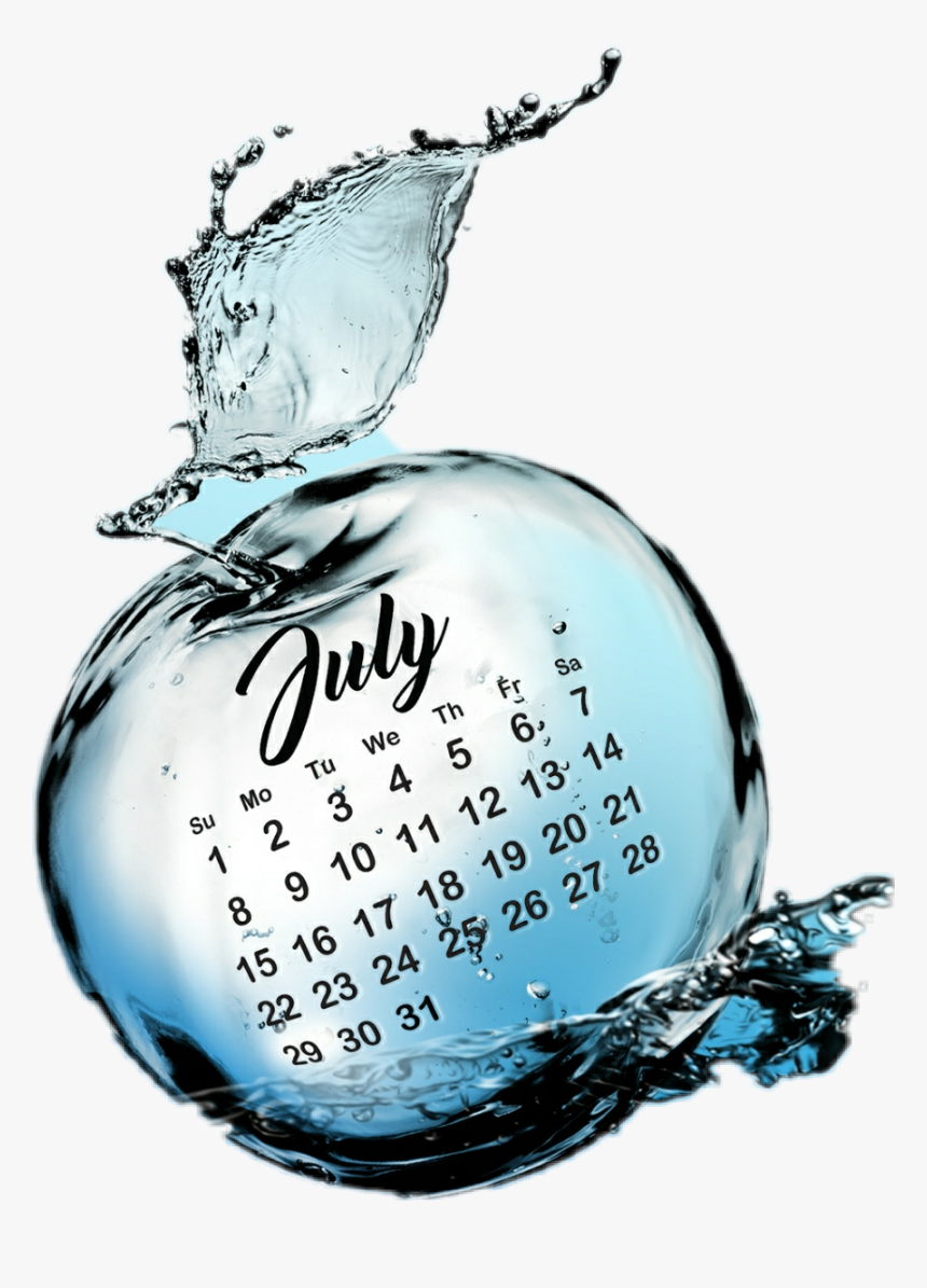 #july #julio #calendar #calendario #2018 - 2011 Calendar, HD Png Download, Free Download