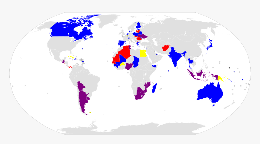 English Proficiency World Map, HD Png Download, Free Download