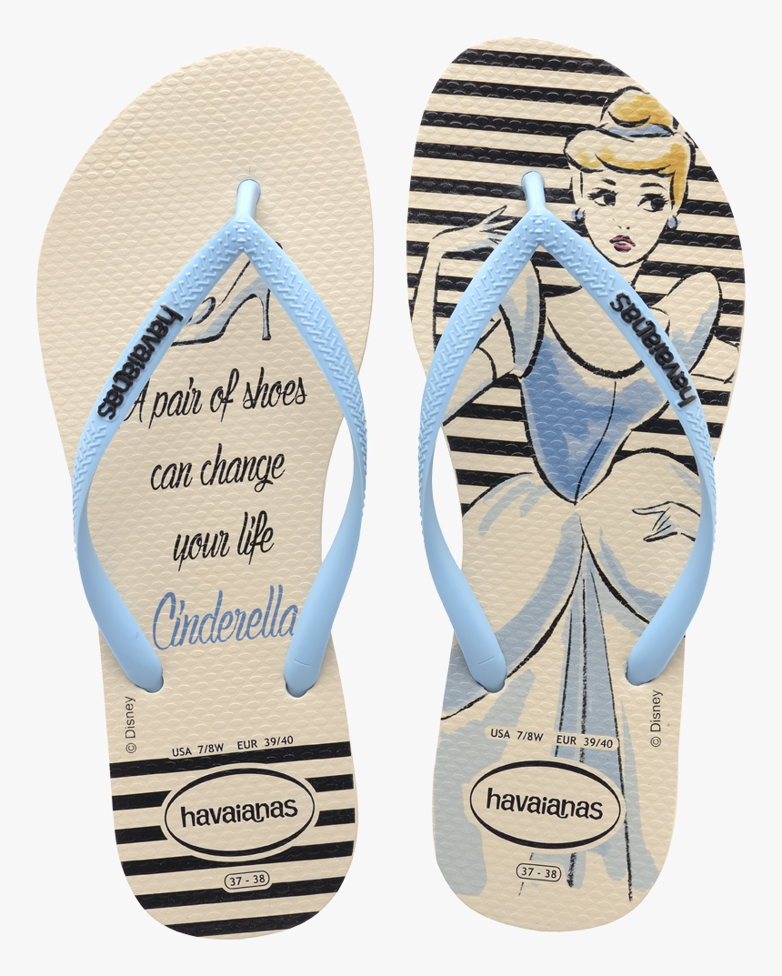 Cinderella Flip-flops - Disney Havaianas Adults Uk, HD Png Download, Free Download