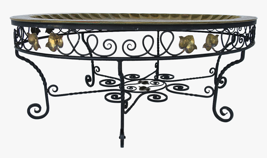 Viyet Wrought Iron Vintage Cocktail Table - Coffee Table, HD Png Download, Free Download