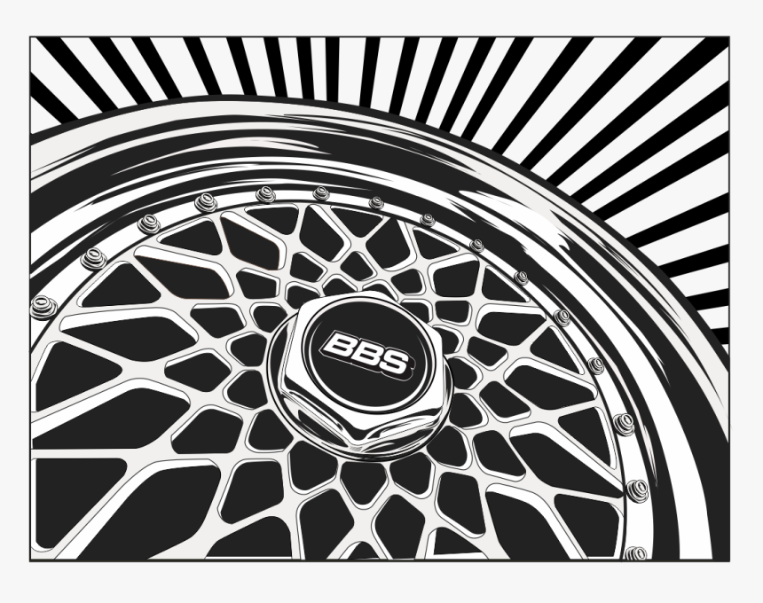 Bbs Desain 1 - Monochrome, HD Png Download, Free Download