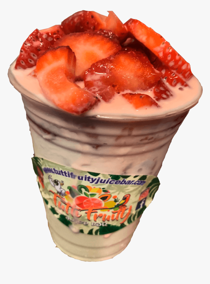 Bionico De Fresas Con Crema - Strawberry, HD Png Download, Free Download