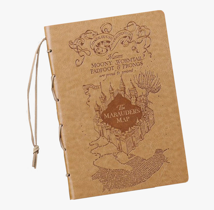 Marauders Map Journal By Quantum Mechanix - Harry Potter Marauders Map, HD Png Download, Free Download