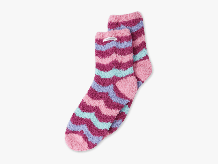 Wave Pattern Snuggle Socks - Sock, HD Png Download - kindpng