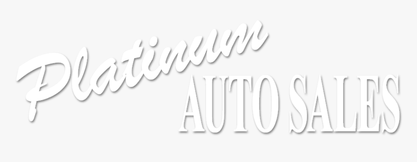 Platinum Auto Sales - Calligraphy, HD Png Download, Free Download