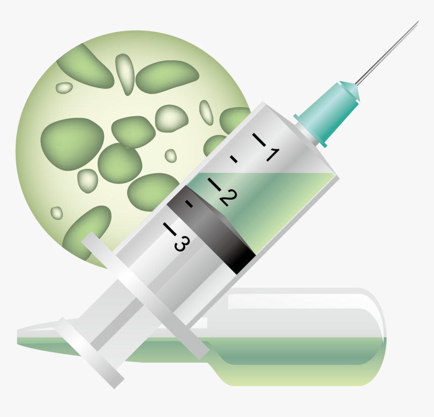 Syringe Clipart Powerpoint - Background Powerpoint Biology, HD Png Download, Free Download