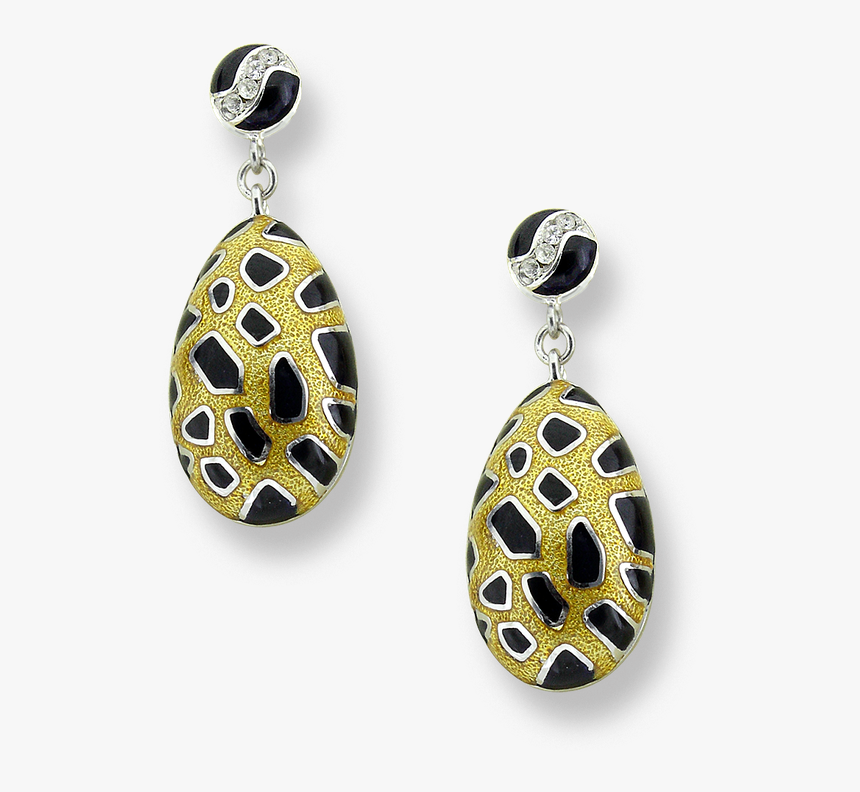 Nicole Barr Designs Sterling Silver Leopard Spots Stud - Earrings, HD Png Download, Free Download