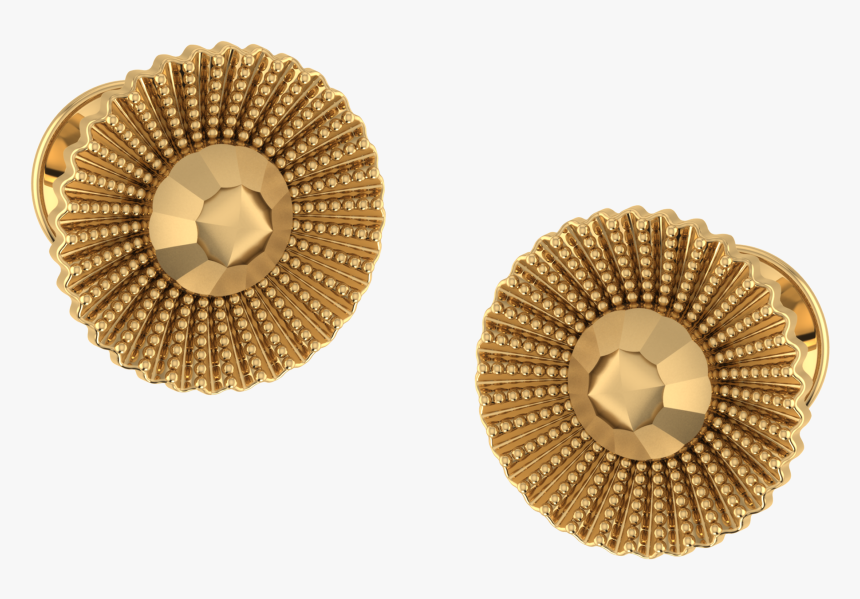 Gold Stud Earrings Design, HD Png Download, Free Download