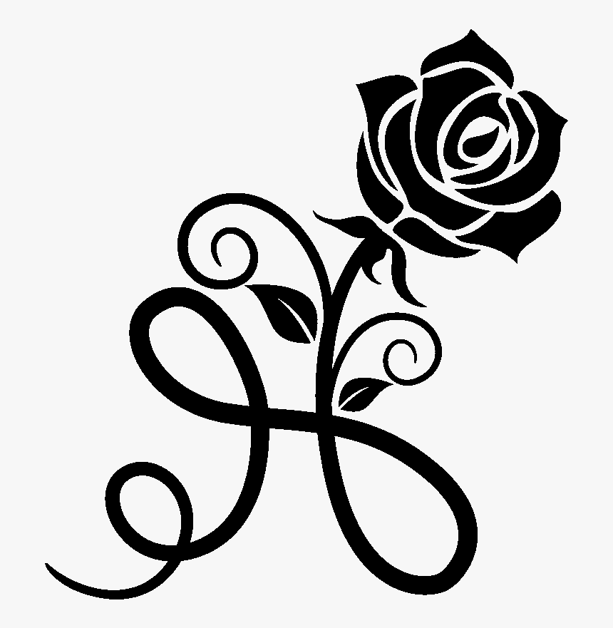 Flower Borders Clipart Black And White, HD Png Download, Free Download