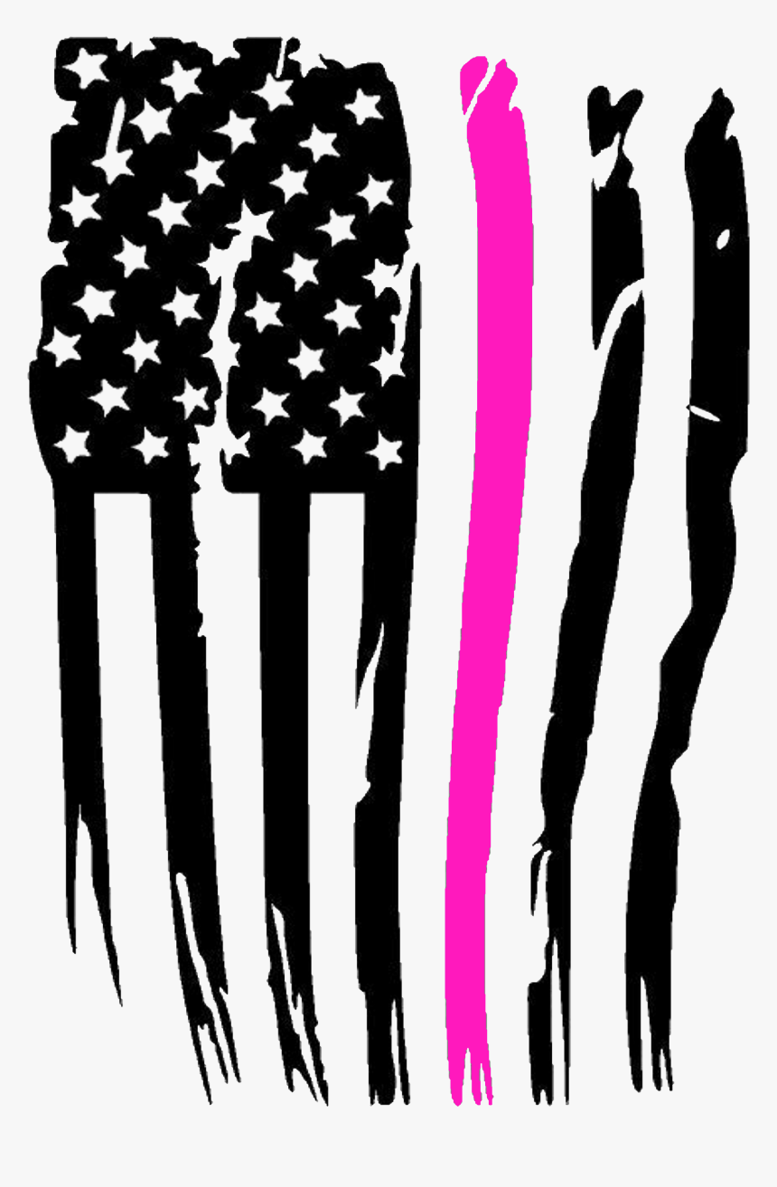 American Flag Lineman Decals , Transparent Cartoons - Wide Leg Polka Dot Jumpsuit, HD Png Download, Free Download