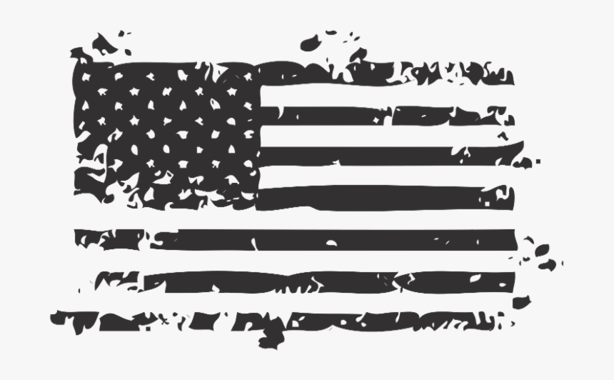 Distressed American Flag Svg Free, HD Png Download - kindpng