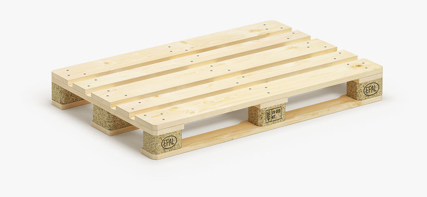 Wooden Pallets Manufacturer Offers Euro Pallets, Solution - Pallet Euro, HD Png Download, Free Download