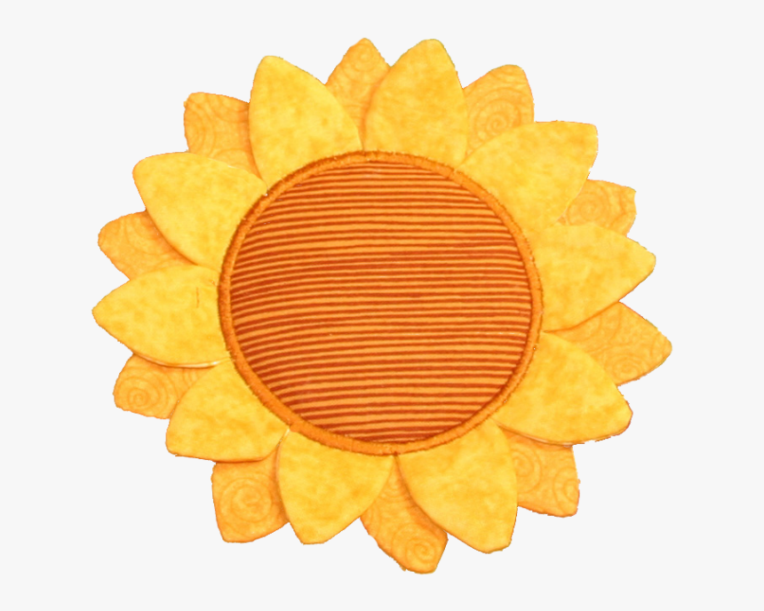 3d Flowers And Sequins, Png V - Sunflower, Transparent Png, Free Download