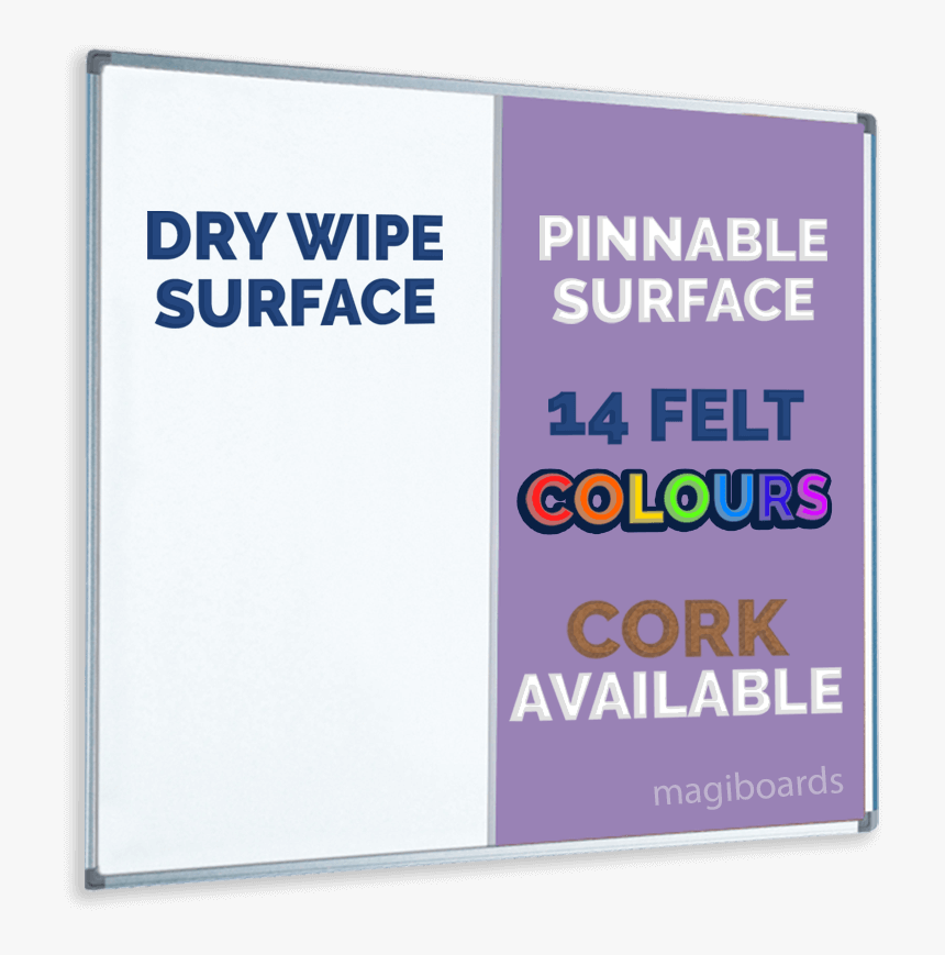 Combination Write / Pin Notice Board - Signage, HD Png Download, Free Download