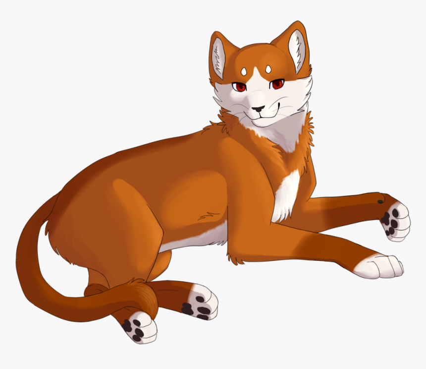 Warrior Cats Laying Down, HD Png Download, Free Download