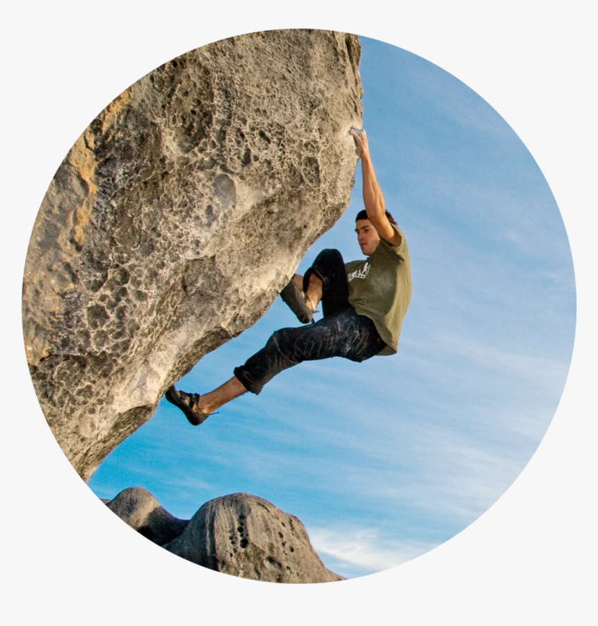 T-roy Sunset - People Rock Climbing Png, Transparent Png, Free Download