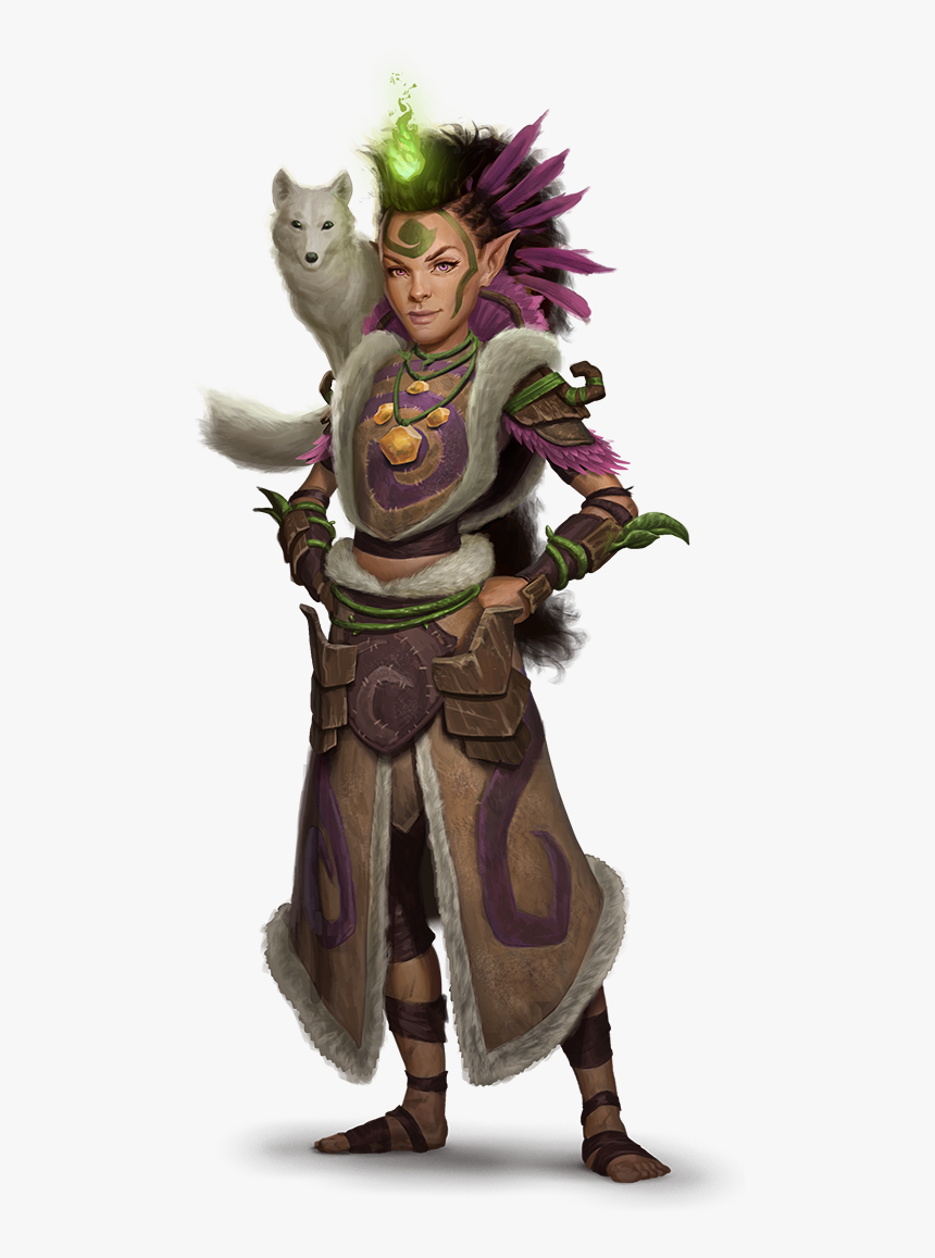 Halfling Female 1080 Transparent - Forrest Imel Druid Fantasy, HD Png Download, Free Download