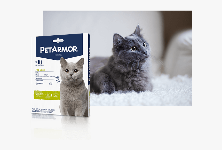 Flea And Tick - Petarmor For Cats, HD Png Download, Free Download