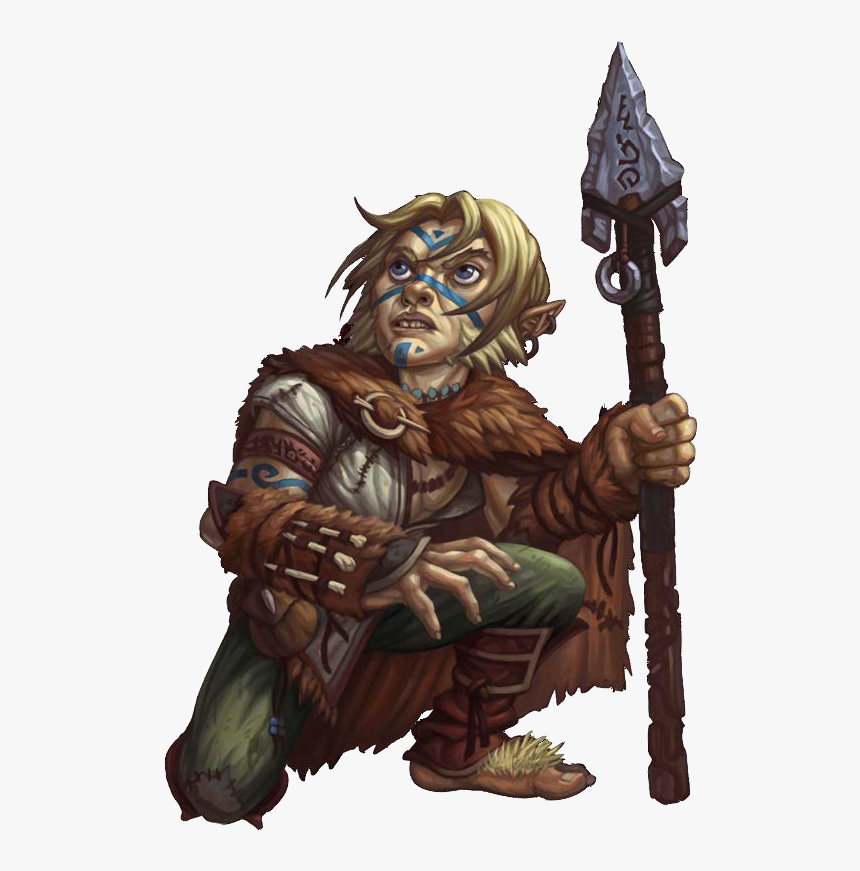 Male Halfling Ghostwise Druid, HD Png Download, Free Download