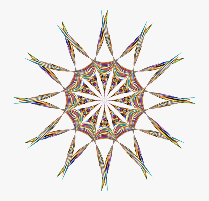 Symmetry,line,circle - Fractal Art, HD Png Download, Free Download