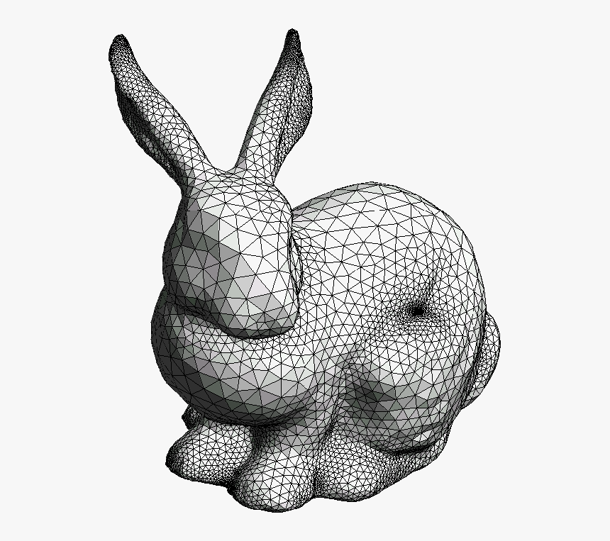 Transparent Rabbit Outline Png - Polygon In Computer Graphics, Png Download, Free Download