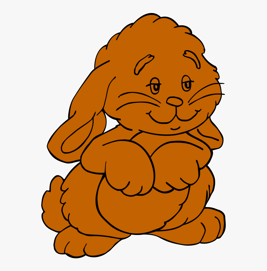 Bunny Outline - Coloring Pages, HD Png Download, Free Download