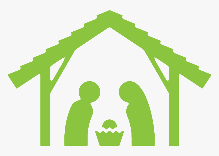 Nativity Scene Icon Png , Transparent Cartoons - Nativity Icon Black And White, Png Download, Free Download