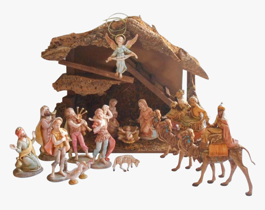 Transparent Nativity Stable Clipart - Nativity Scene With Camels, HD Png Download, Free Download