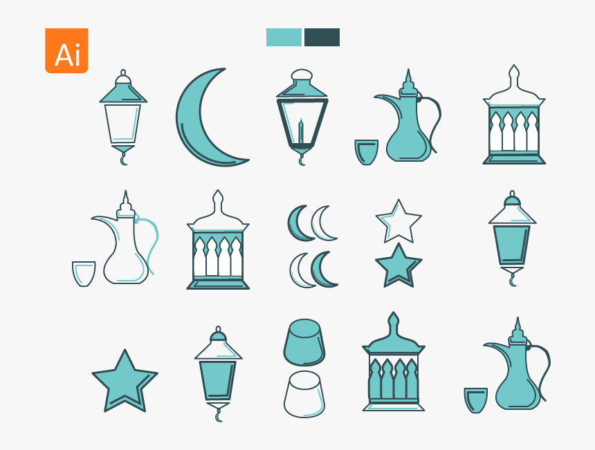 Ramadan Kareem Icons - Icon, HD Png Download, Free Download