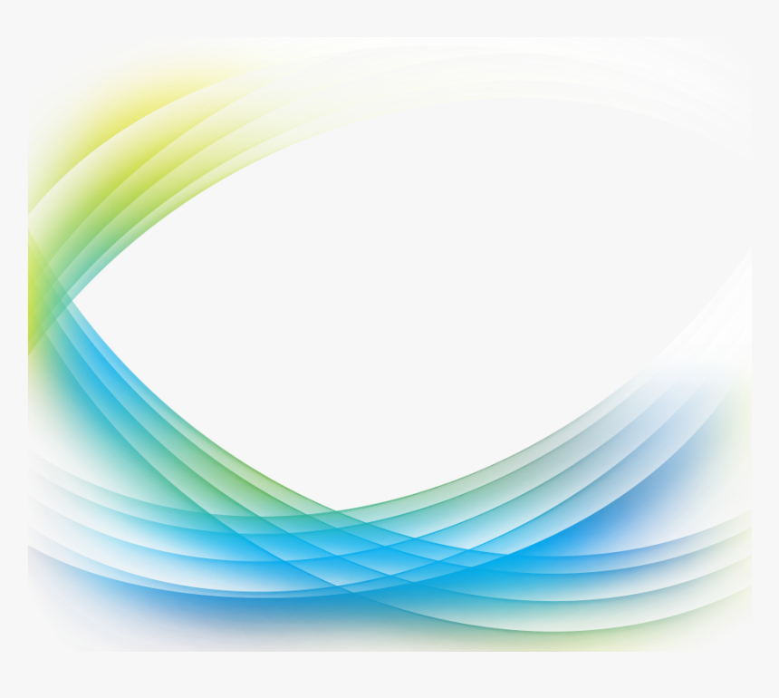 Transparent Curve Png - Vectores Verde Y Azul Png, Png Download, Free Download