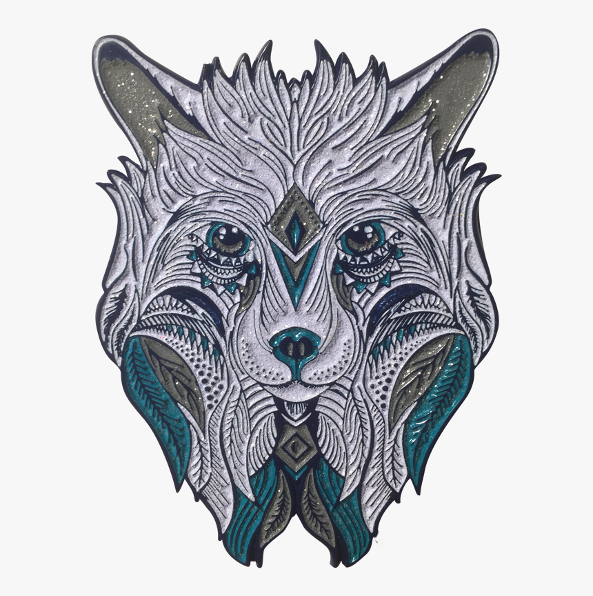 Image Of Sacred Wolf Pin - Illustration, HD Png Download, Free Download