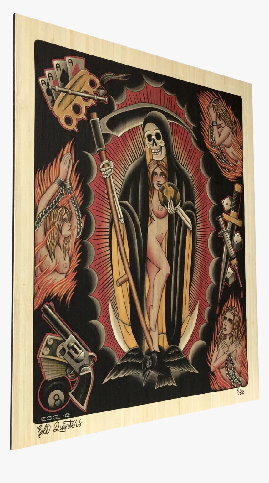 Santa Muerte - Carving, HD Png Download, Free Download