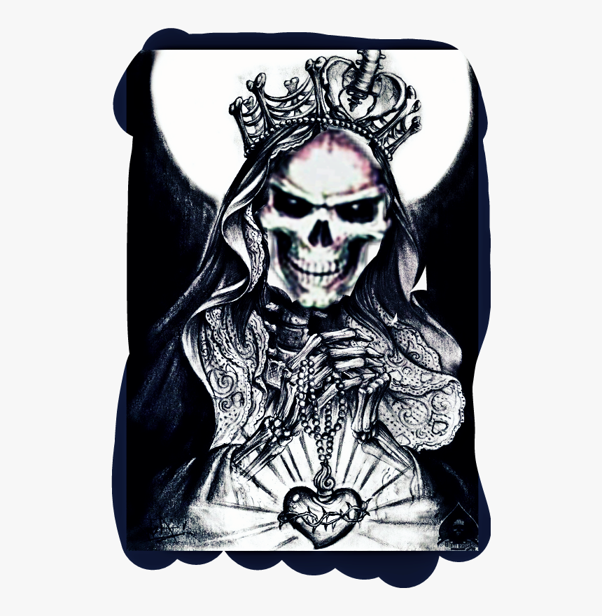 #santa Muerte - Santa Muerte Chicano, HD Png Download, Free Download