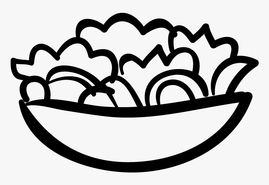 Transparent Appetizers Png - Bowl Of Salad Cartoon, Png Download, Free Download