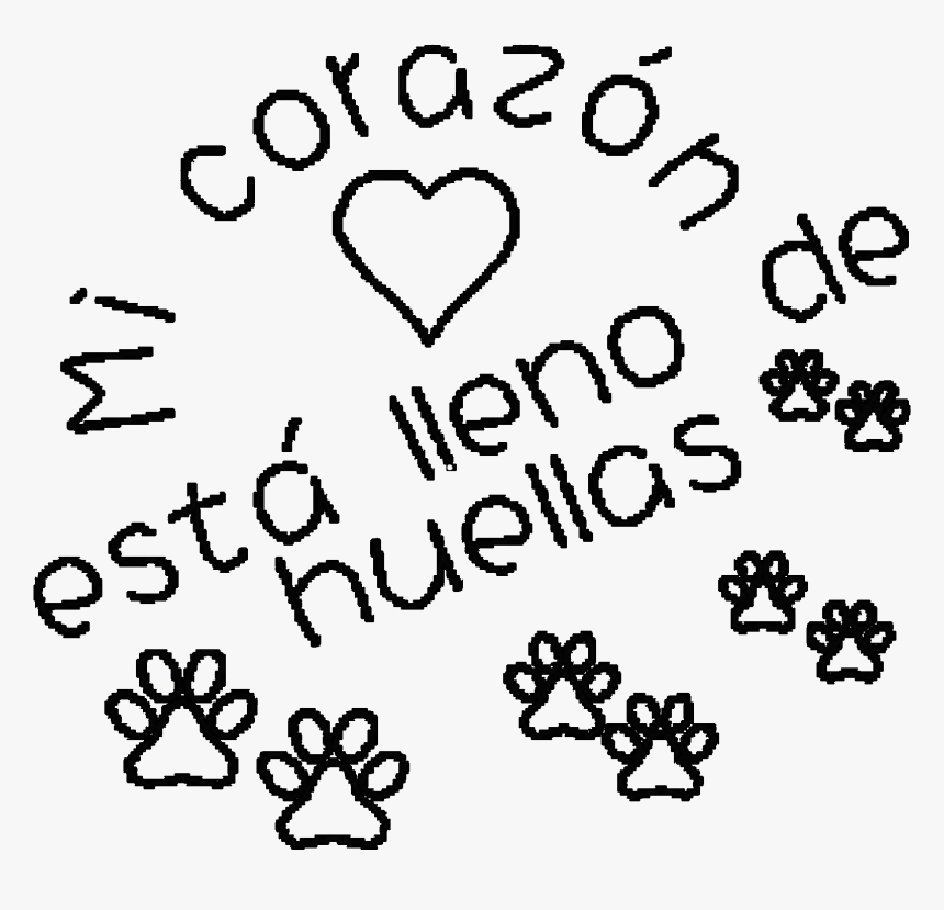 Transparent Huellas Png - Mi Corazon Esta Lleno De Huellas, Png Download, Free Download