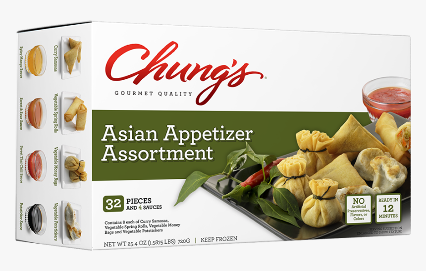 Chung's Appetizer Variety Pack, HD Png Download, Free Download