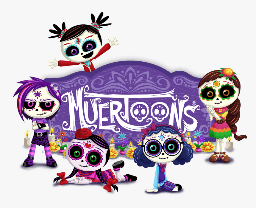 Muertoons Santa Muerte, Sugar Skull Art, Sugar Skulls, - Rosita Y Conchita Dia De Los Muertos, HD Png Download, Free Download