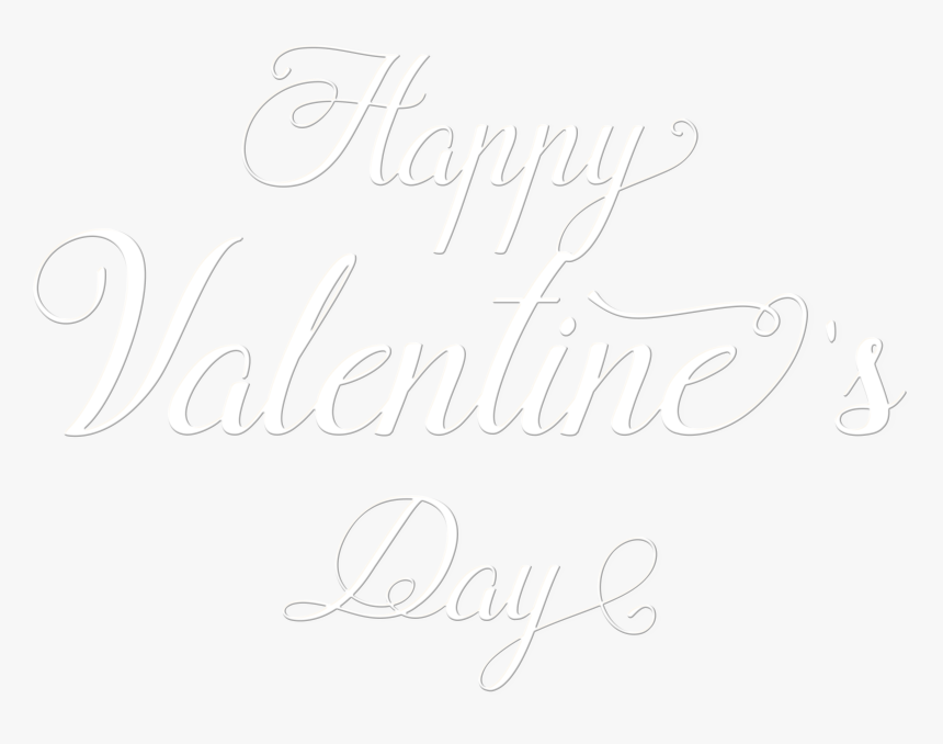 100 Pcs Custom Paper Tags Thank You Tags , Png Download - Happy Valentines Day Png Black, Transparent Png, Free Download