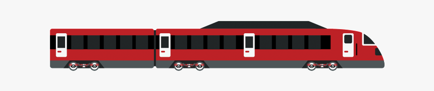 Drawn Train Cartoon - Locomotive, HD Png Download, Free Download