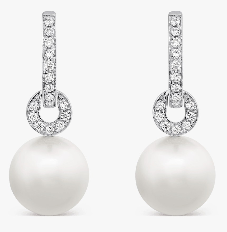 White Pearls Png Pearls Earrings, Pe13081 Obdpl V - Earrings, Transparent Png, Free Download