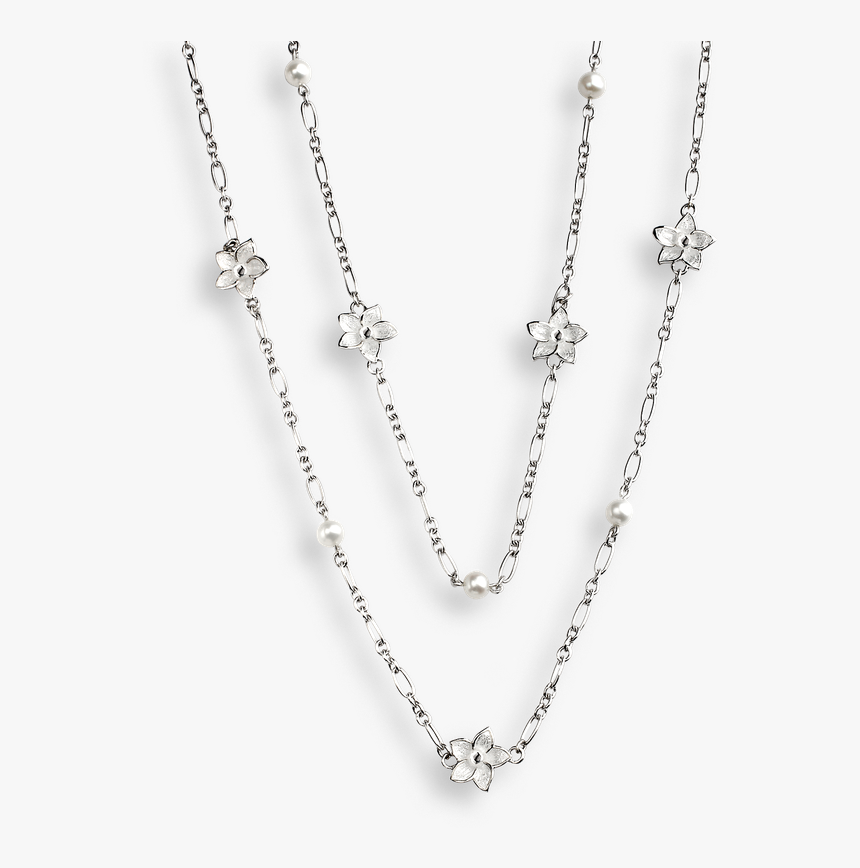 Nicole Barr Designs Sterling Silver Stephanotis Necklace - Necklace, HD Png Download, Free Download