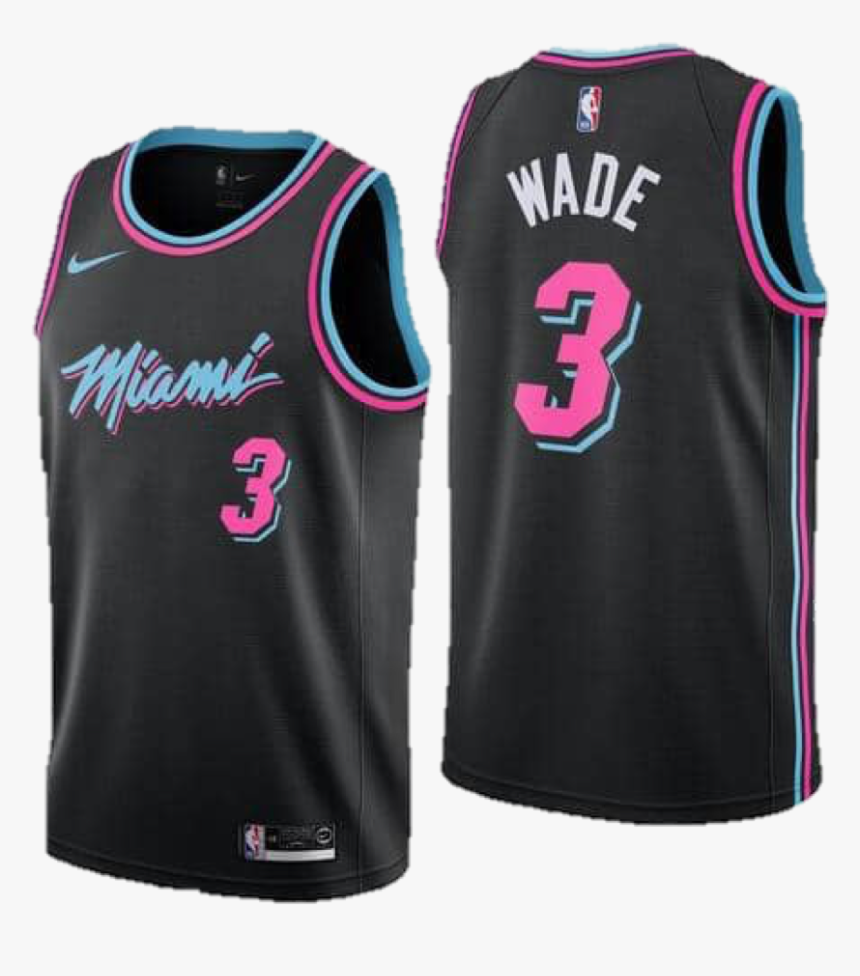 dwyane wade nike miami heat vice uniform city edition swingman jersey