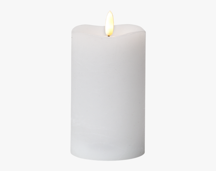 Led Pillar Candle Flamme - Unlit Candle Gif Transparent, HD Png Download, Free Download