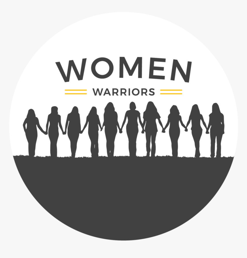 Womenwarriors Logo-01 - Women Holding Hands Silhouette, HD Png Download, Free Download