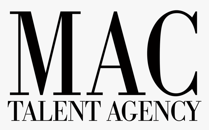 Mac Talent Agency-logo Blk - Calligraphy, HD Png Download, Free Download