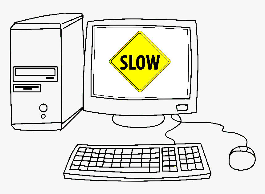 Desktop Computer Cartoon - Computer Image Cartoon Png, Transparent Png, Free Download