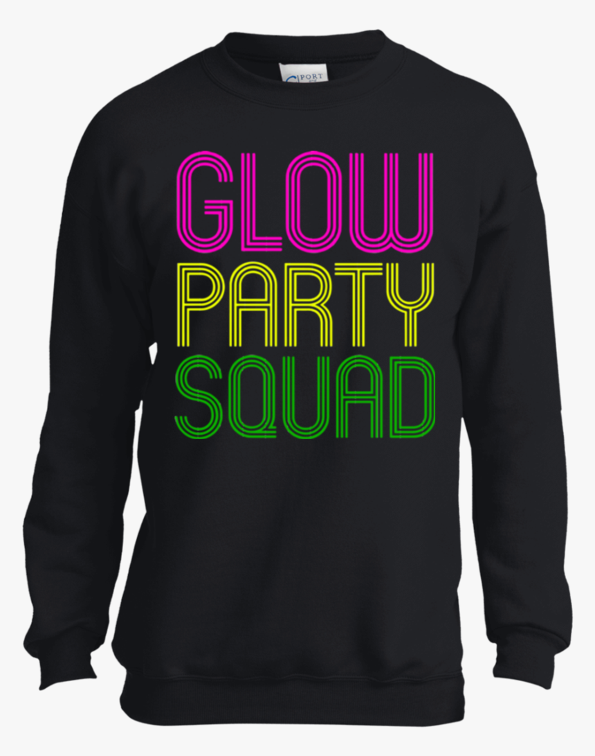 Glow Party Squad Cool Birthday Youth Pc90y Port And - Long-sleeved T-shirt, HD Png Download, Free Download