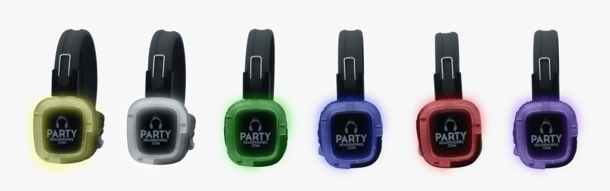 Party Headphones Silent Disco Glow Headphones - Watch Phone, HD Png Download, Free Download