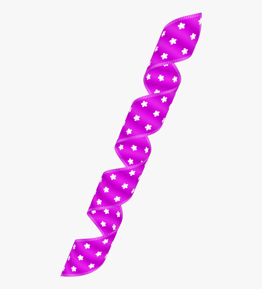 Pink White Curly Ribbon Deko Schleifen, Schleifen, - Curly Ribbon Purple Png, Transparent Png, Free Download